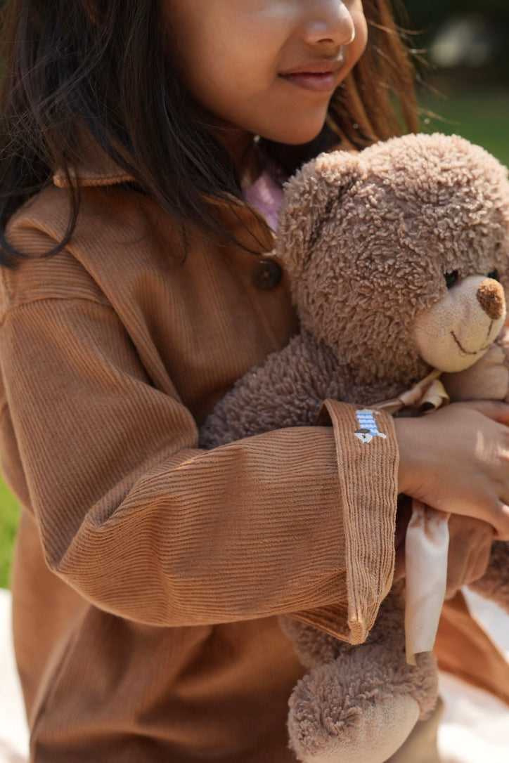 Chestnut corduroy shirt