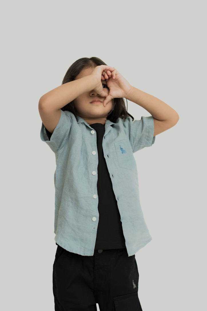 Girls Pure linen shirt