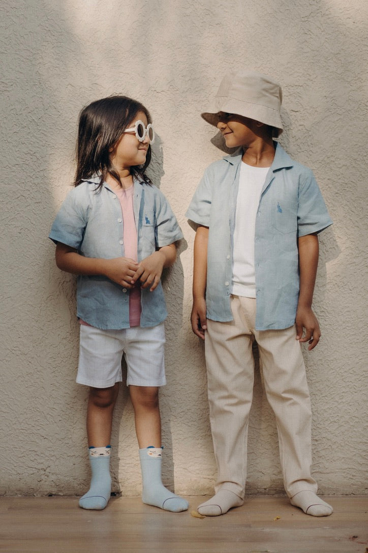 Girls Pure linen shirt
