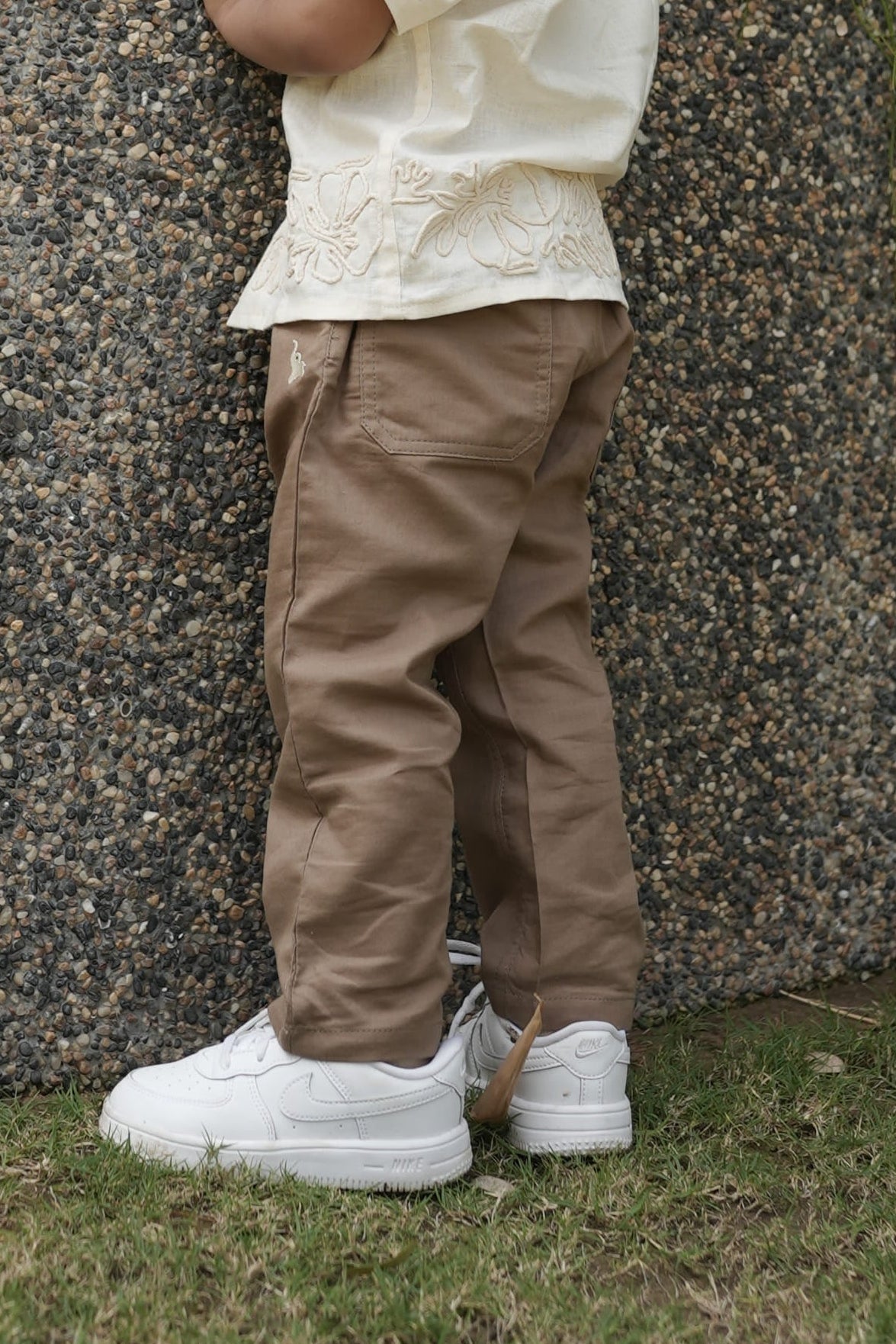 Brown cotton pants