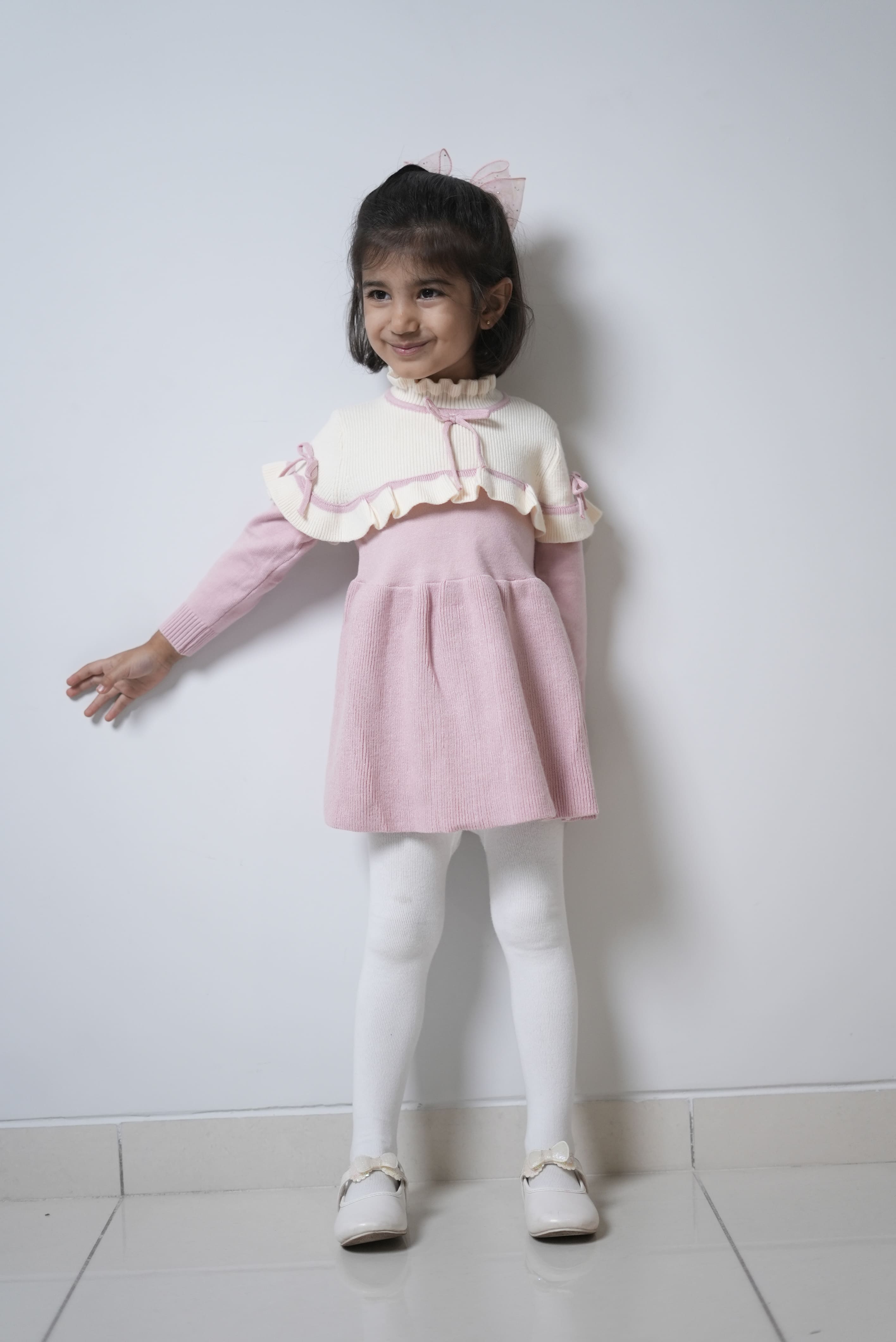 Ruffle Knit Dress