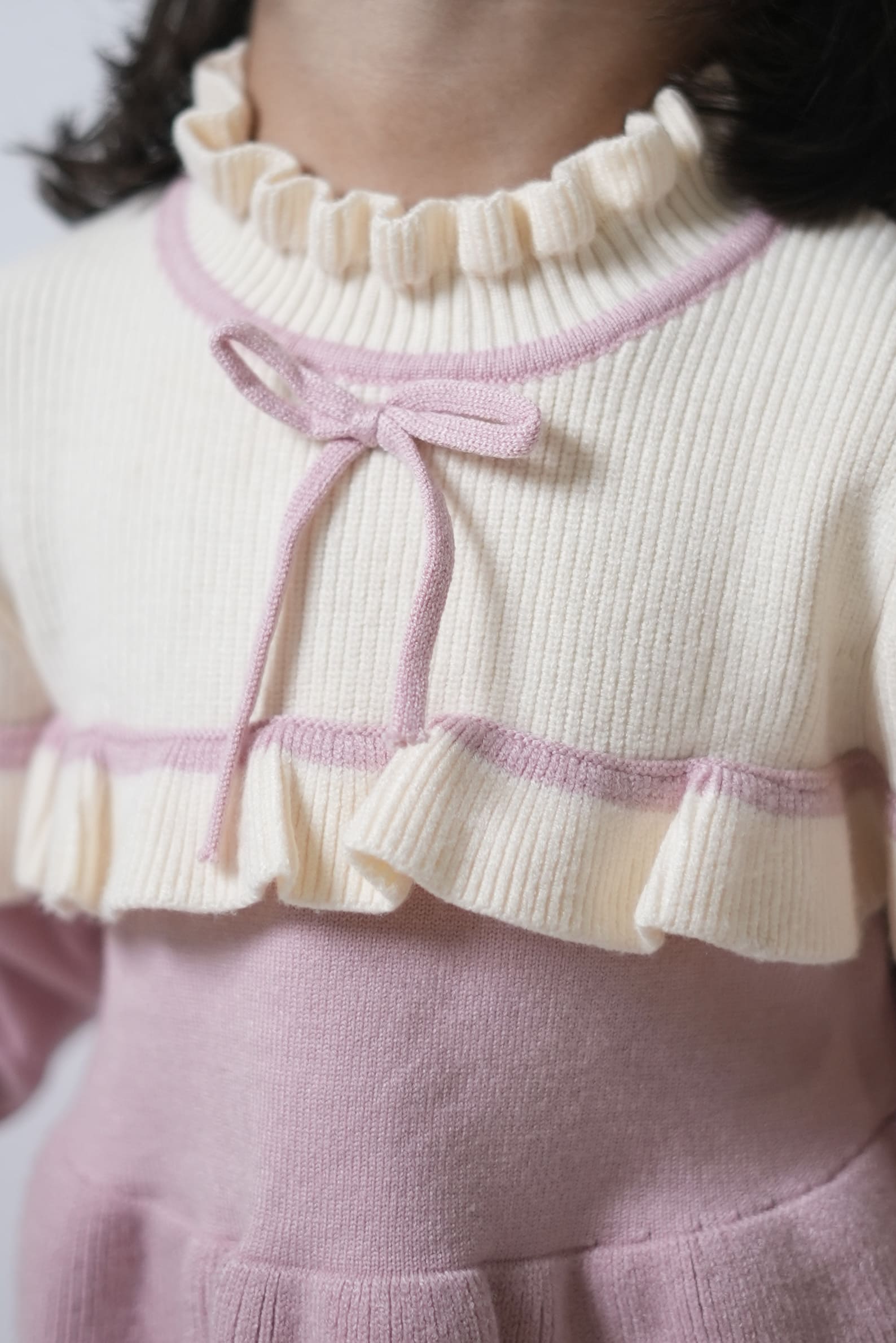 Ruffle Knit Dress