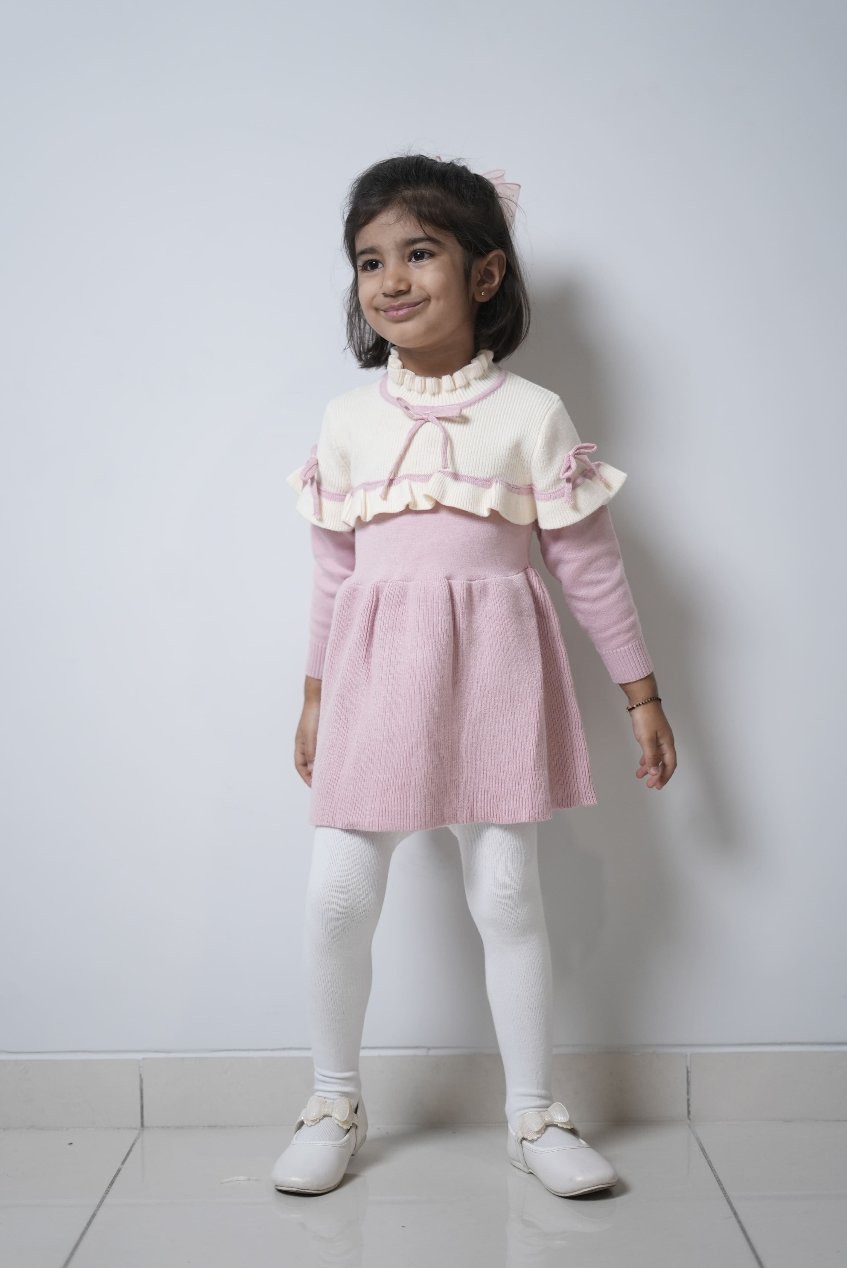 Ruffle Knit Dress