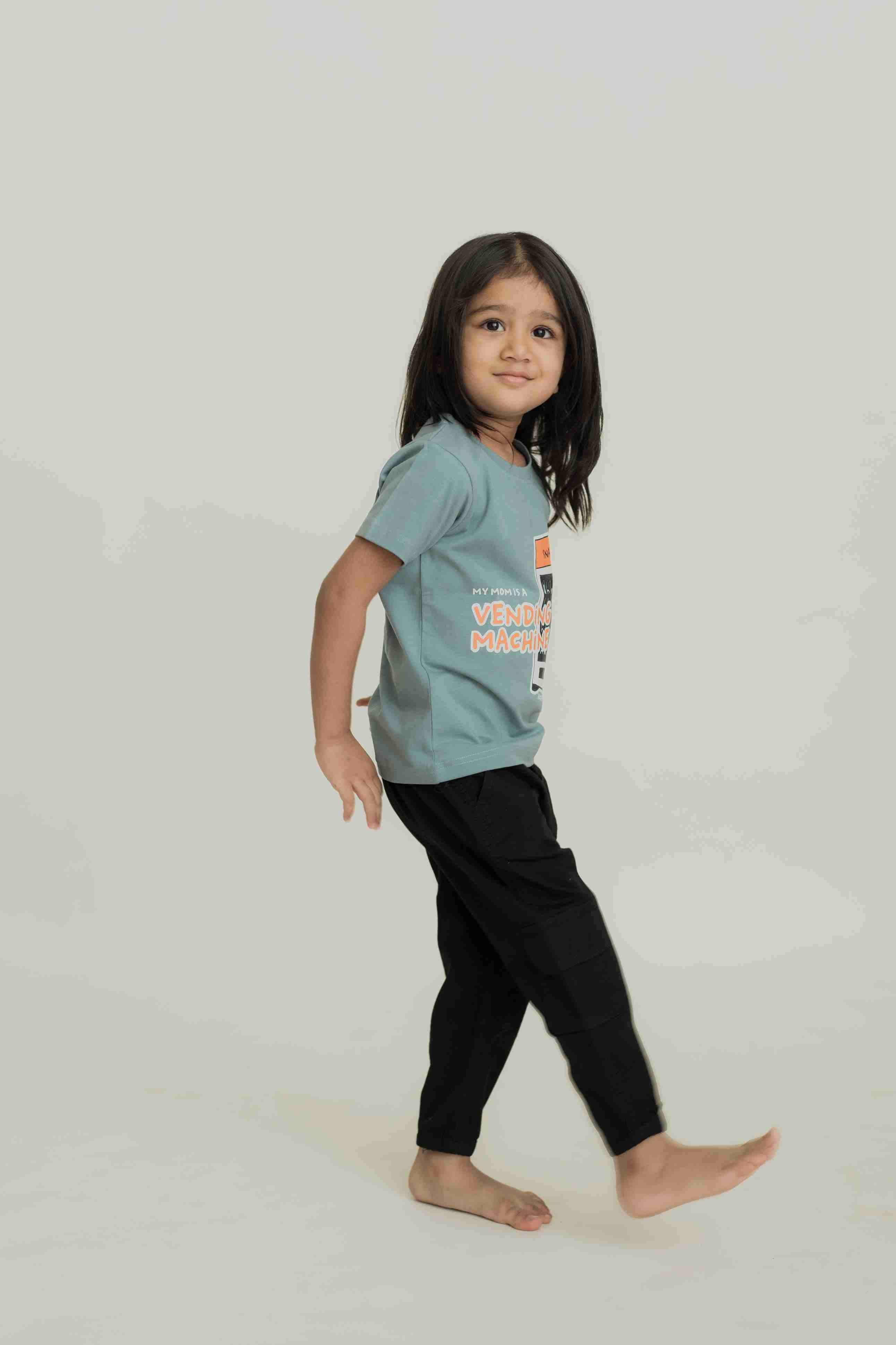 Unisex Black Multi pocket cargo pants