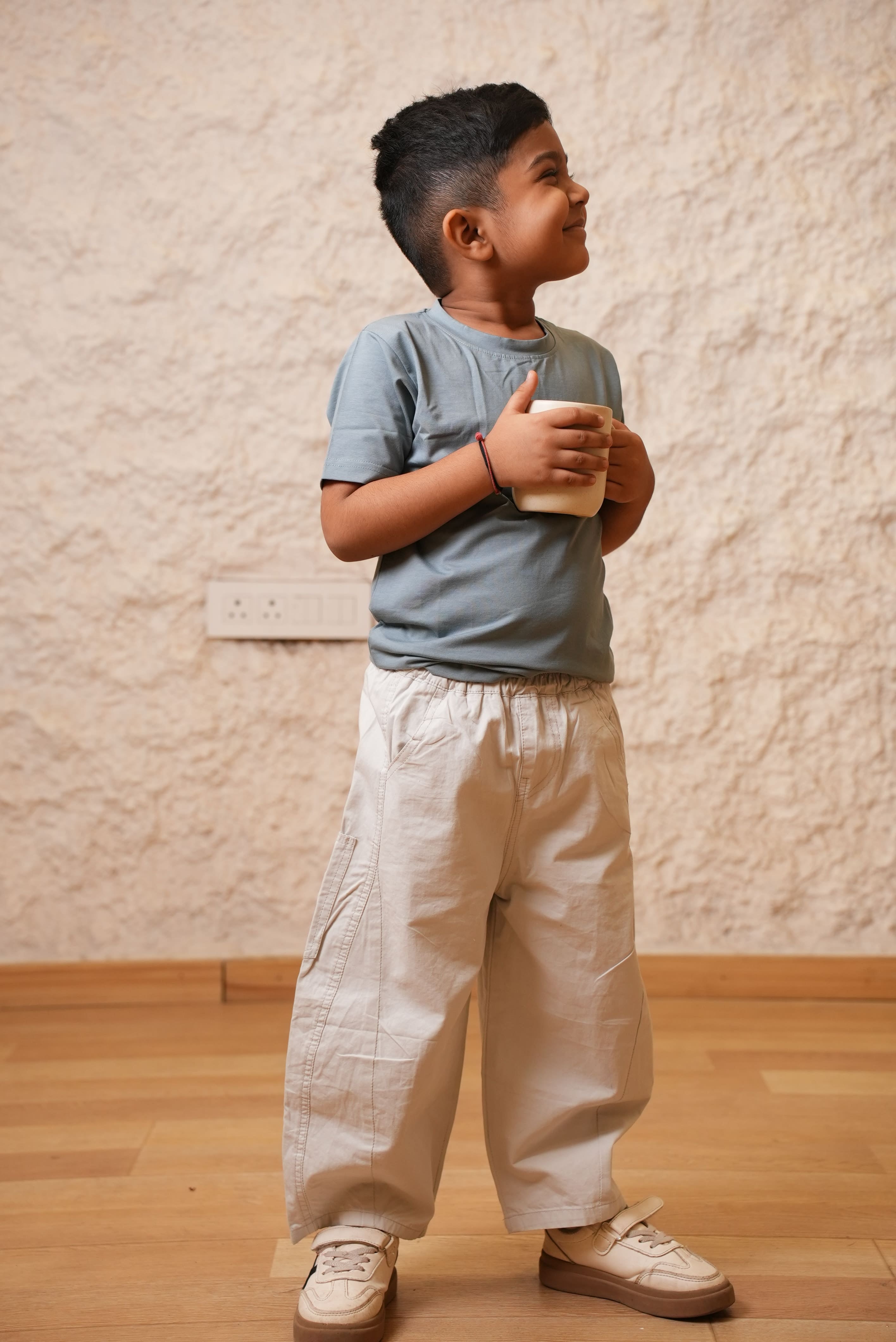 Light grey korean pants