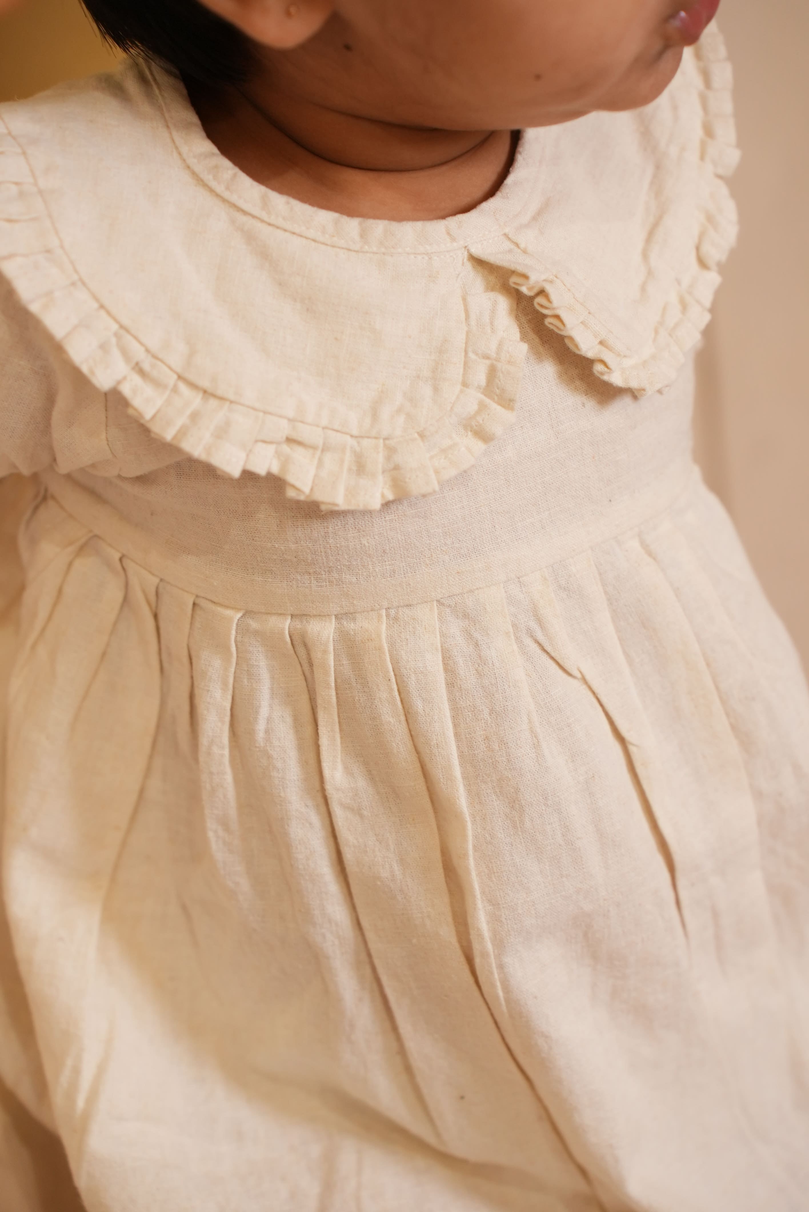 Ivory Flower Dress