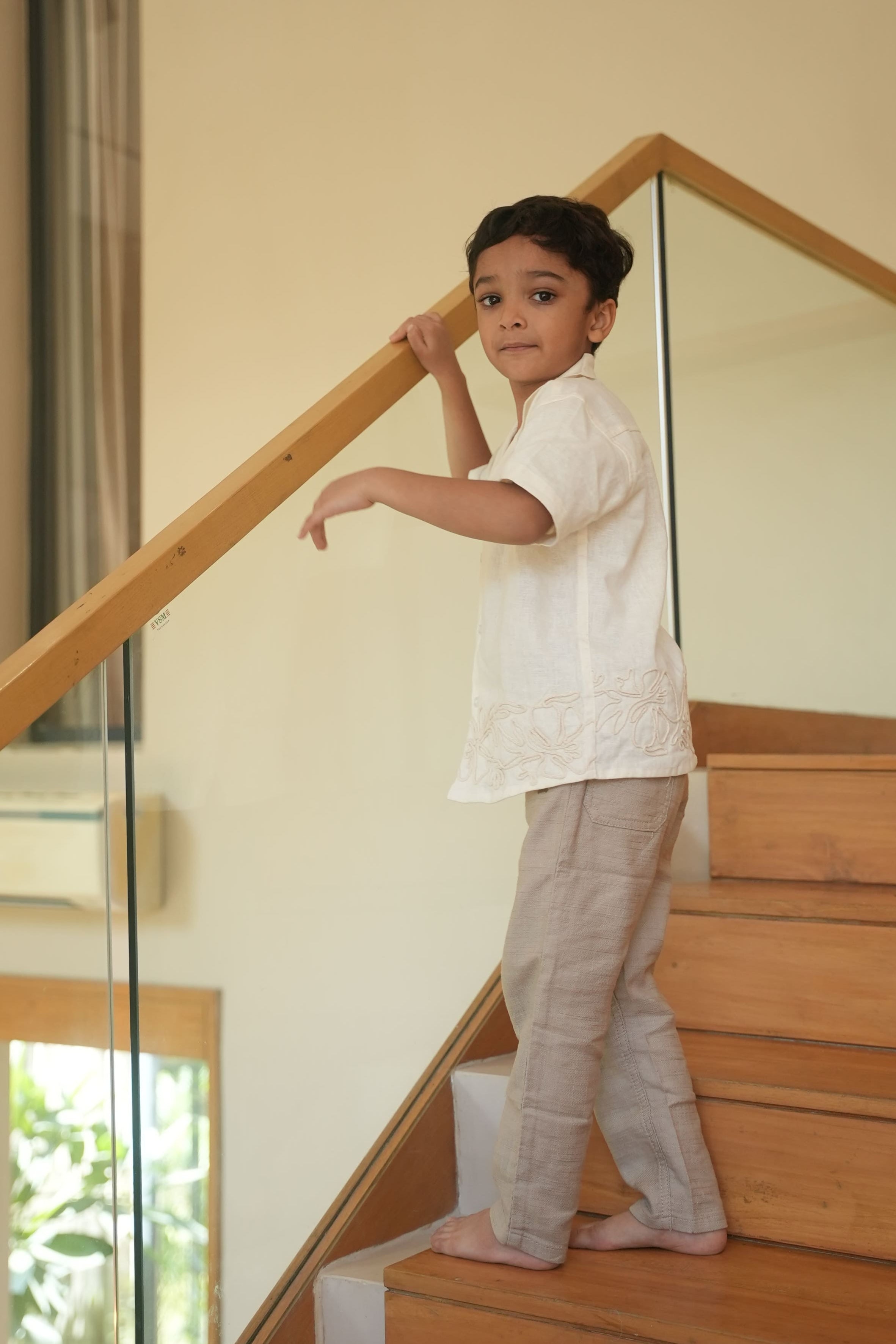 Linen Leaf Shirt