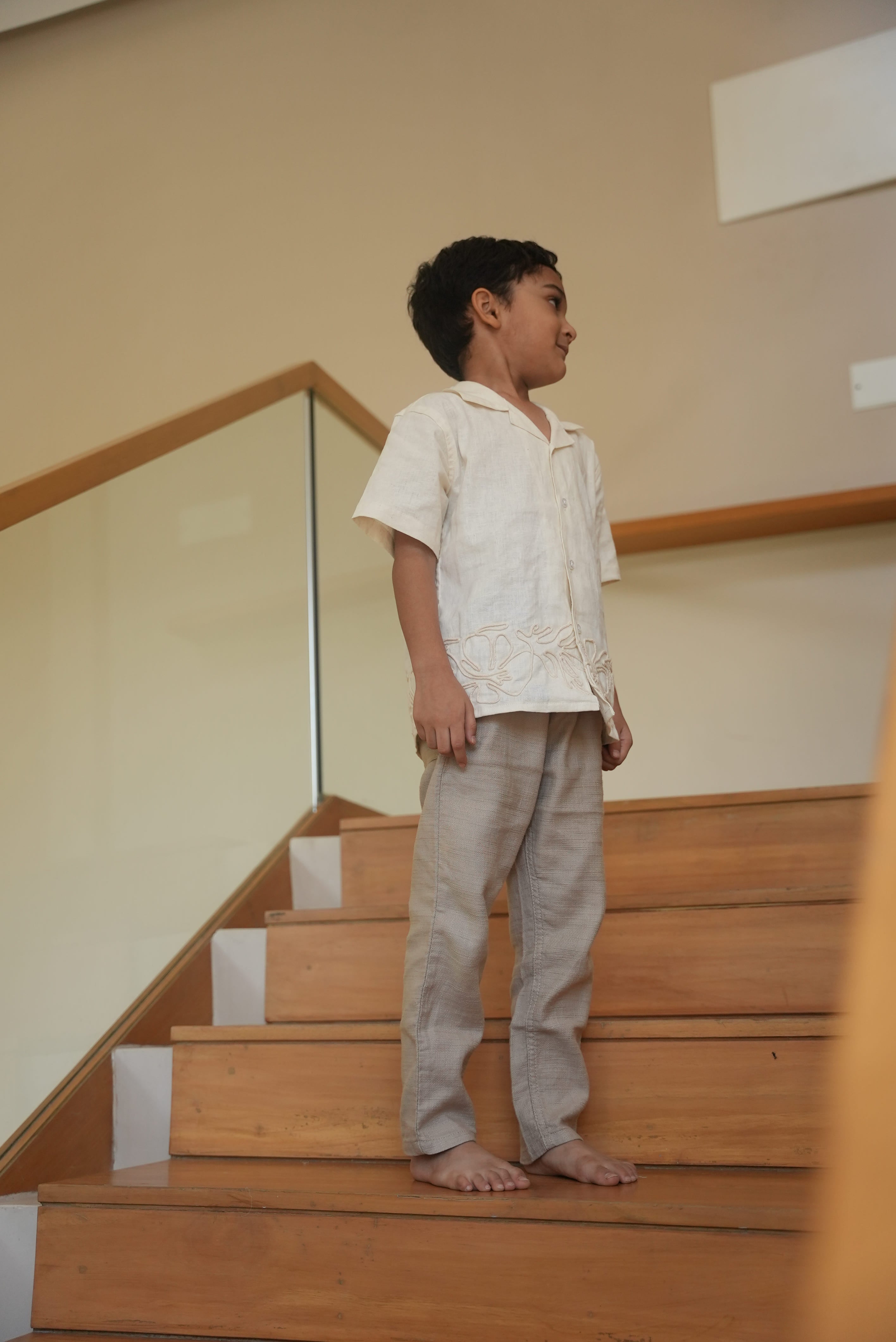 Linen Leaf Shirt
