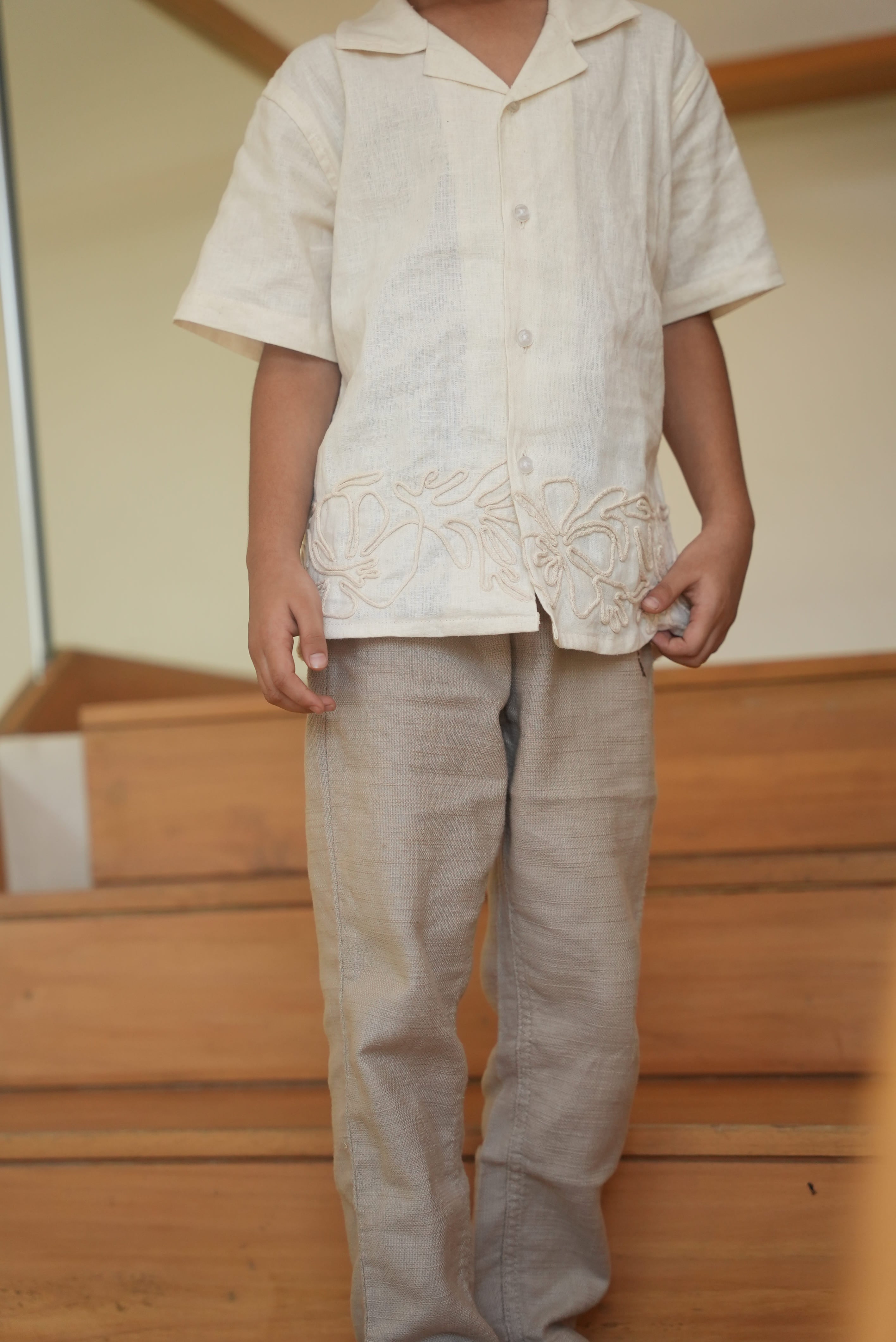Linen Leaf Shirt