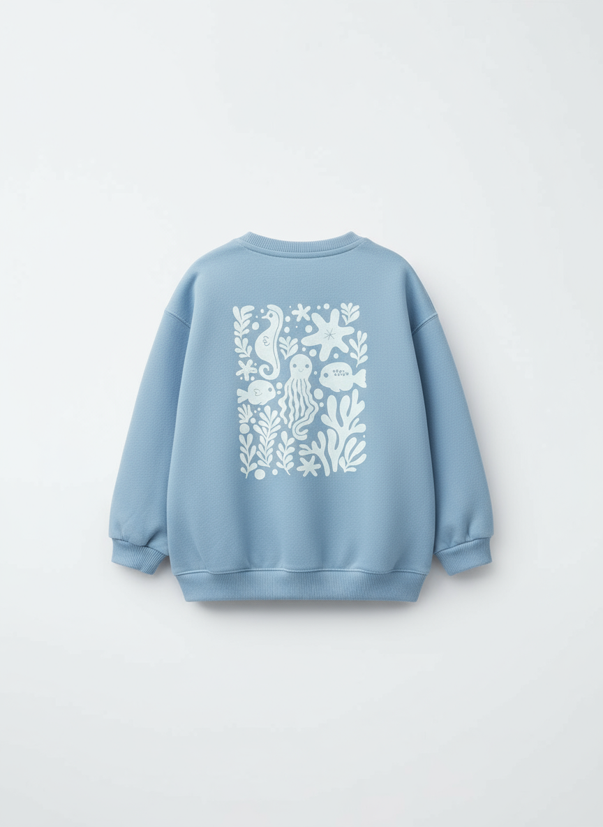 Aqua sweatshirt